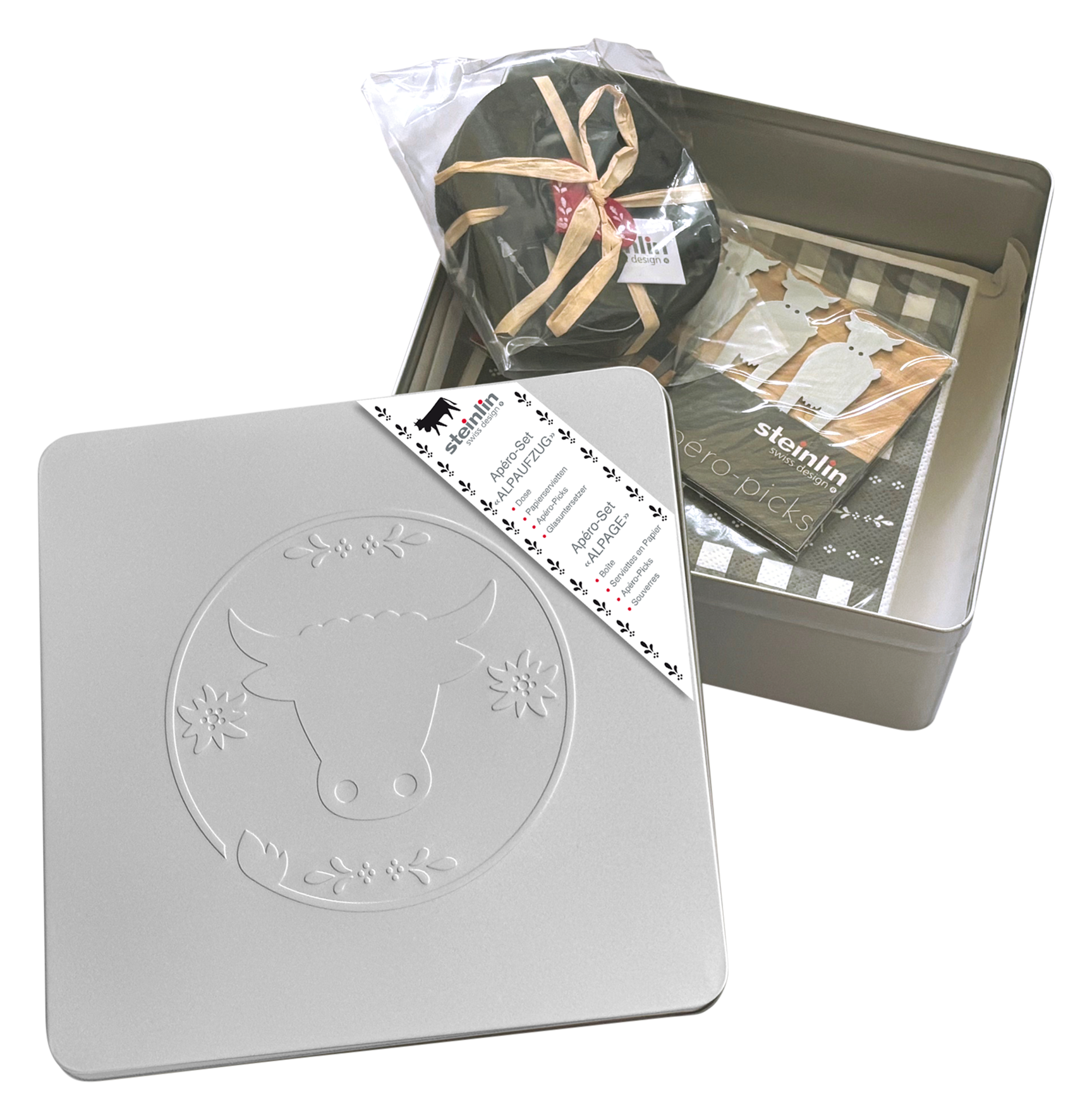 Weissblechdose Apèro Alpaufzug