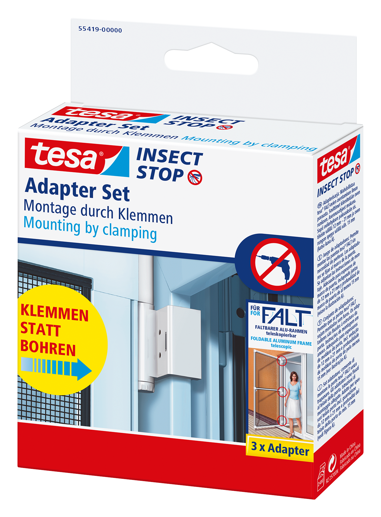 Adapter Insectstop Falt weiss