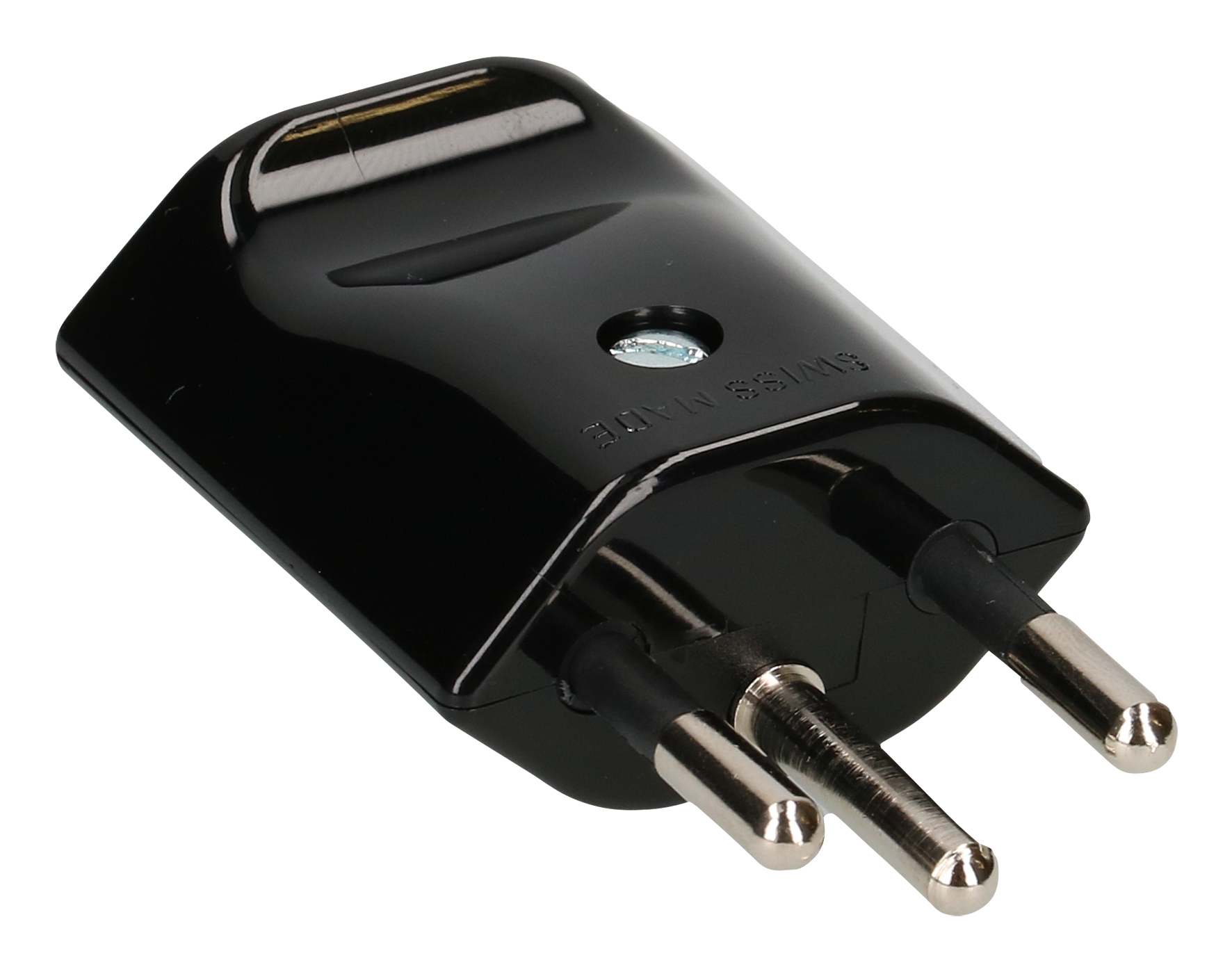 Stecker T12 schwarz SB