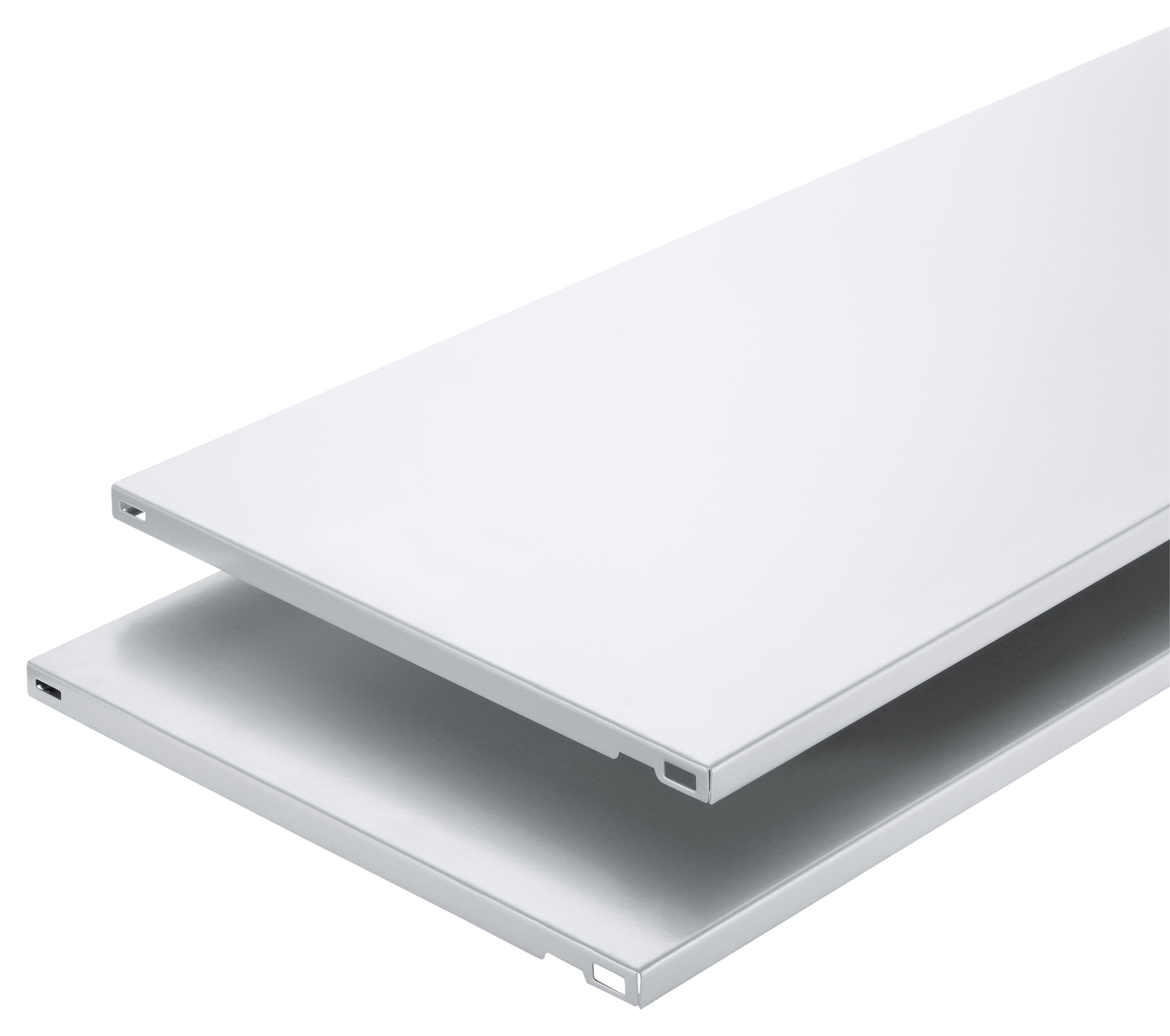 Stahlfachb. grau 80x35 2 Stück