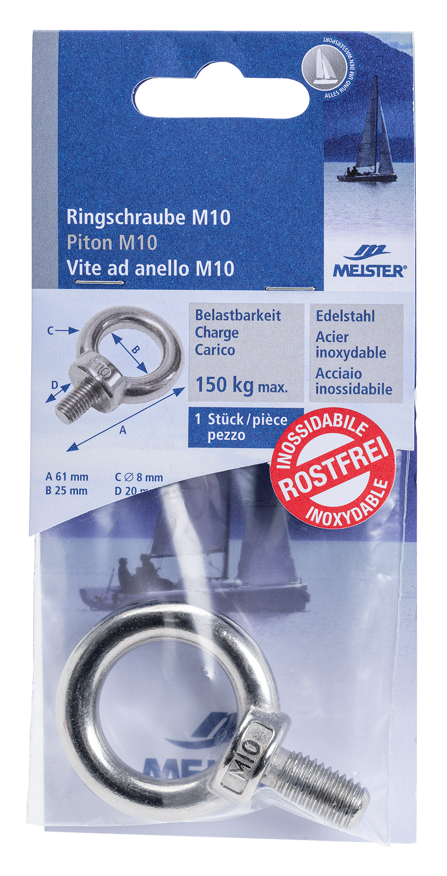 Ringschraube M10x20 ø 25 nx