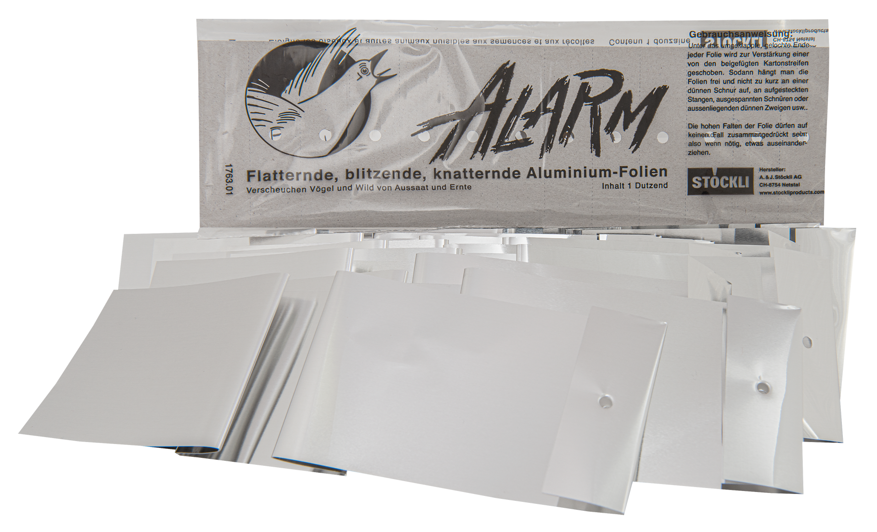 Vogelschreckfolie Alarm 12St