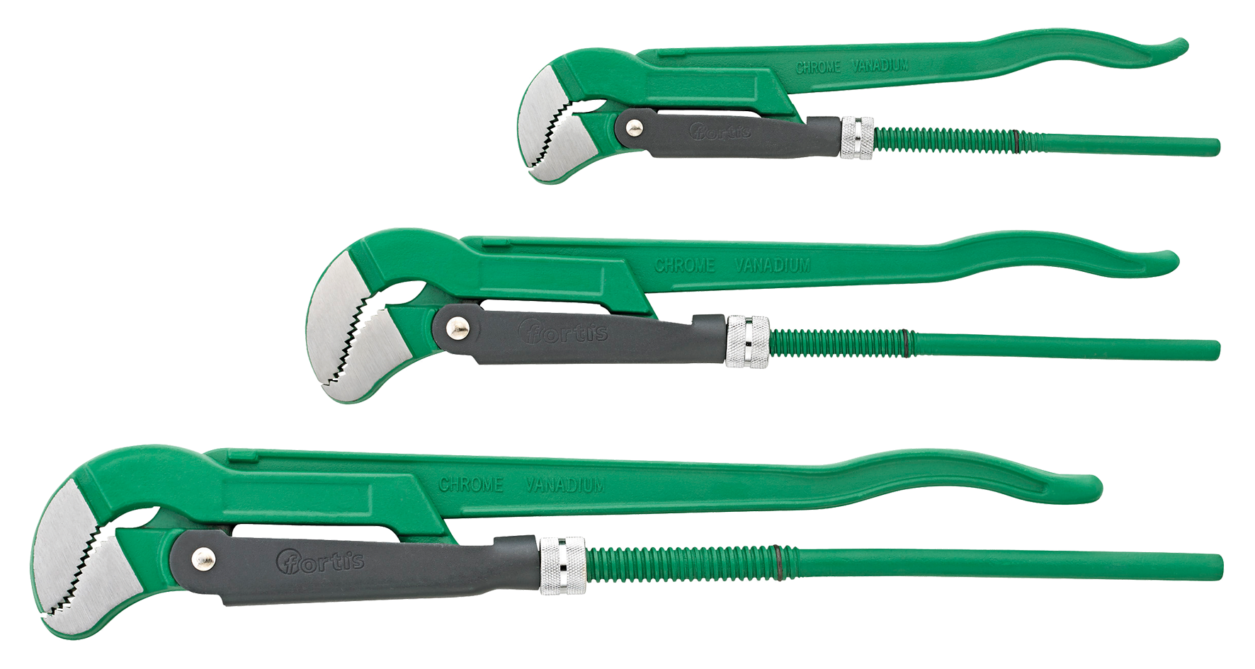 Eckrohrzangenset 3-teilig