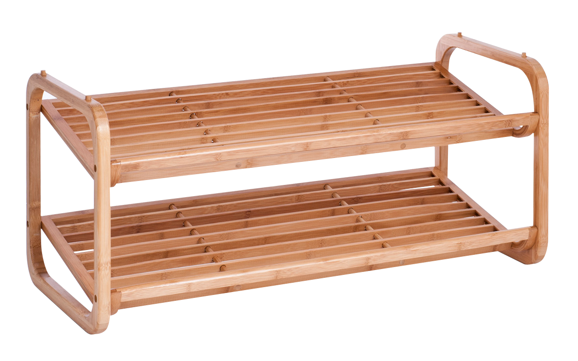 Schuhregal Bamboo 2Abl.74x33cm