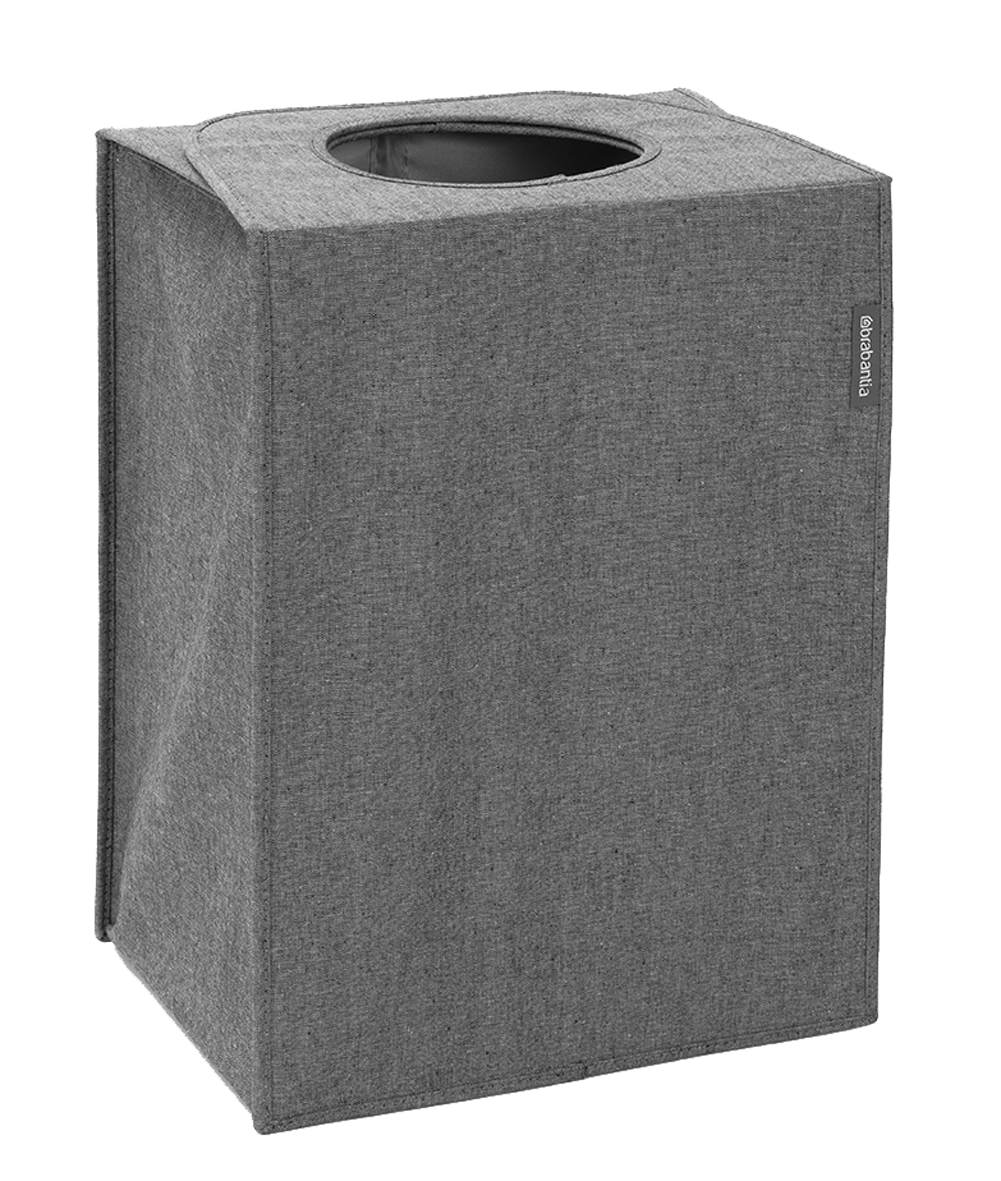 Wäschebox rechteck. black 55l