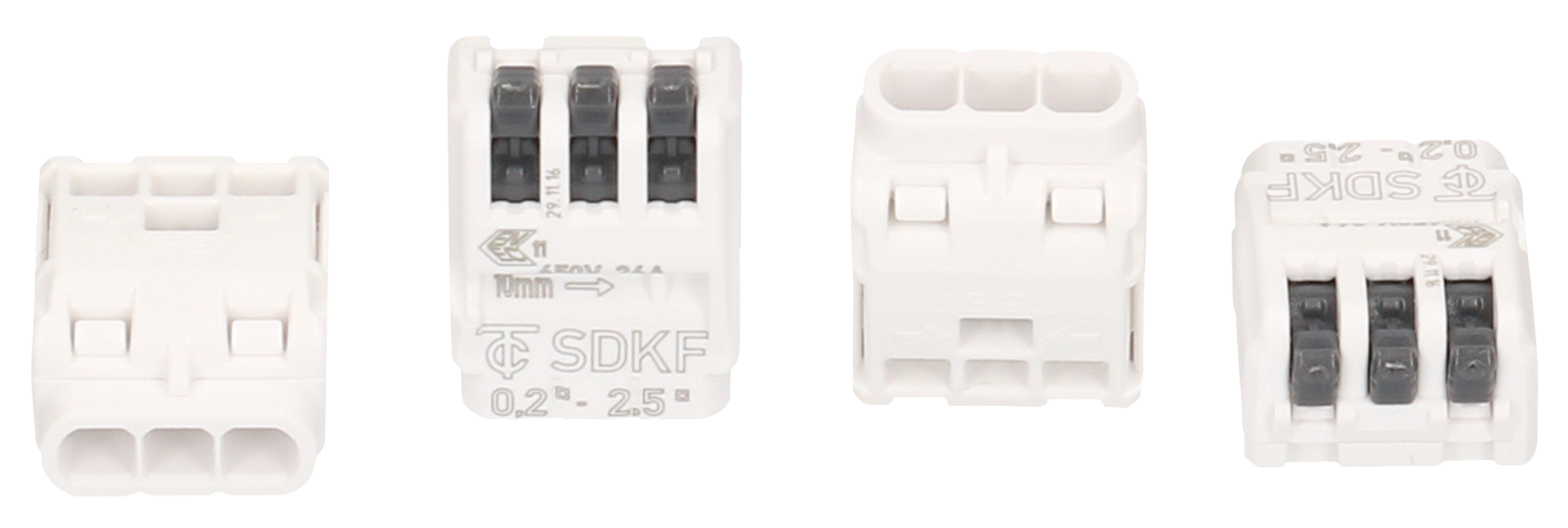 Verbin.Klemme 3-L SDKF 10Stk.