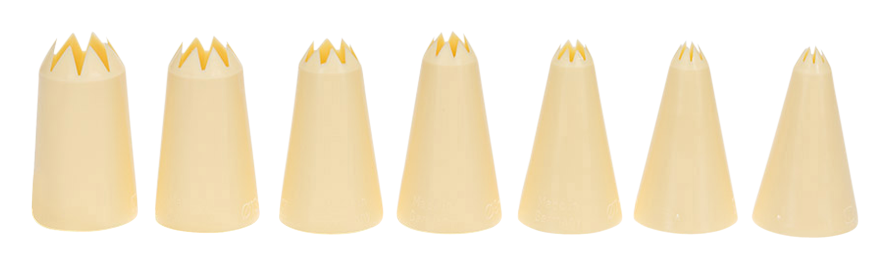 Sterntüllen Kunststoff 7tlg.