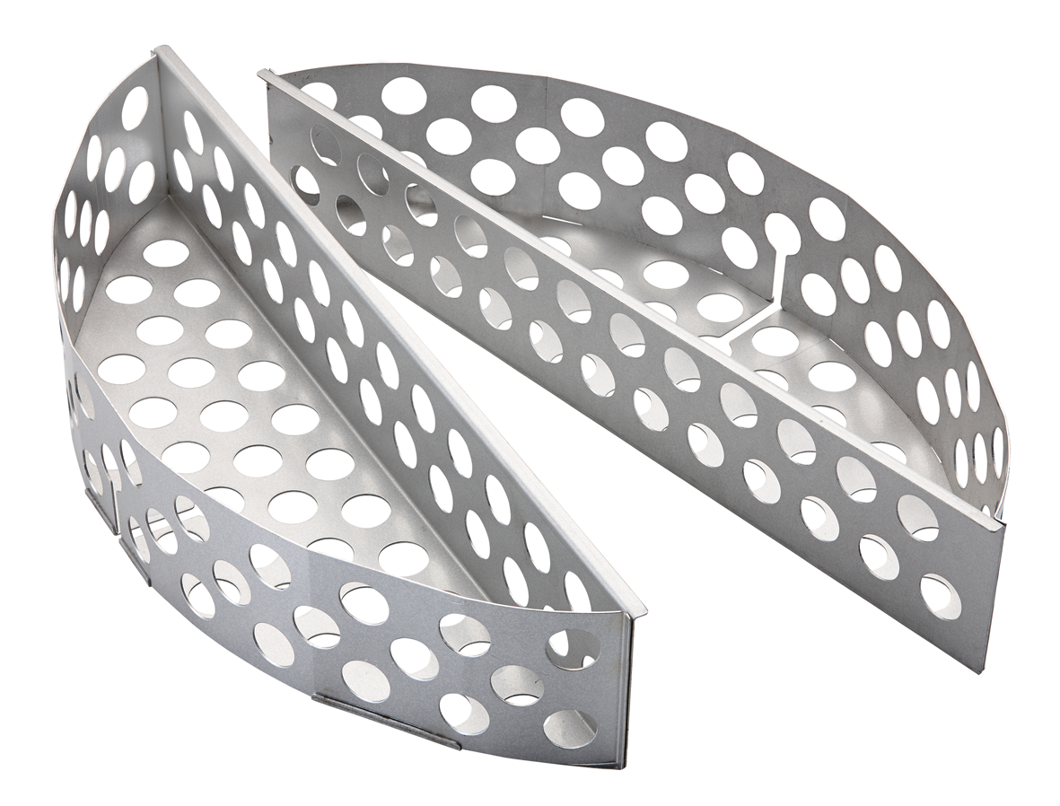 Kohlenkorb Inox 2St. 29.5cm