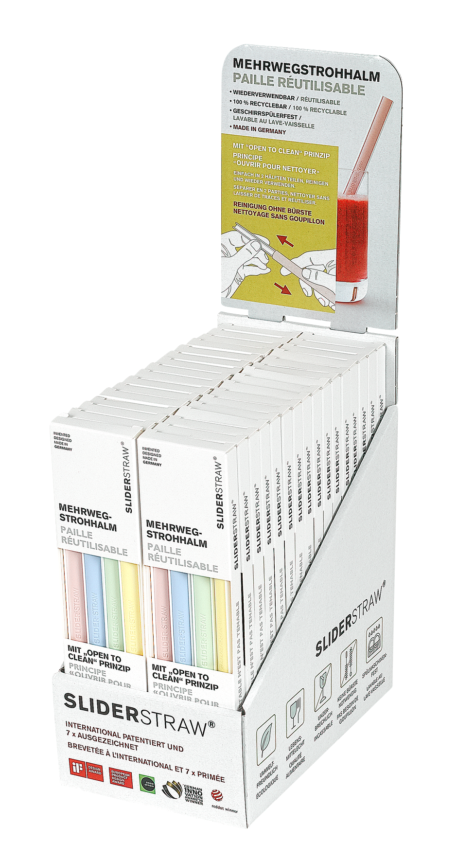 Trinkhalme ass. 32Set 21.5cm