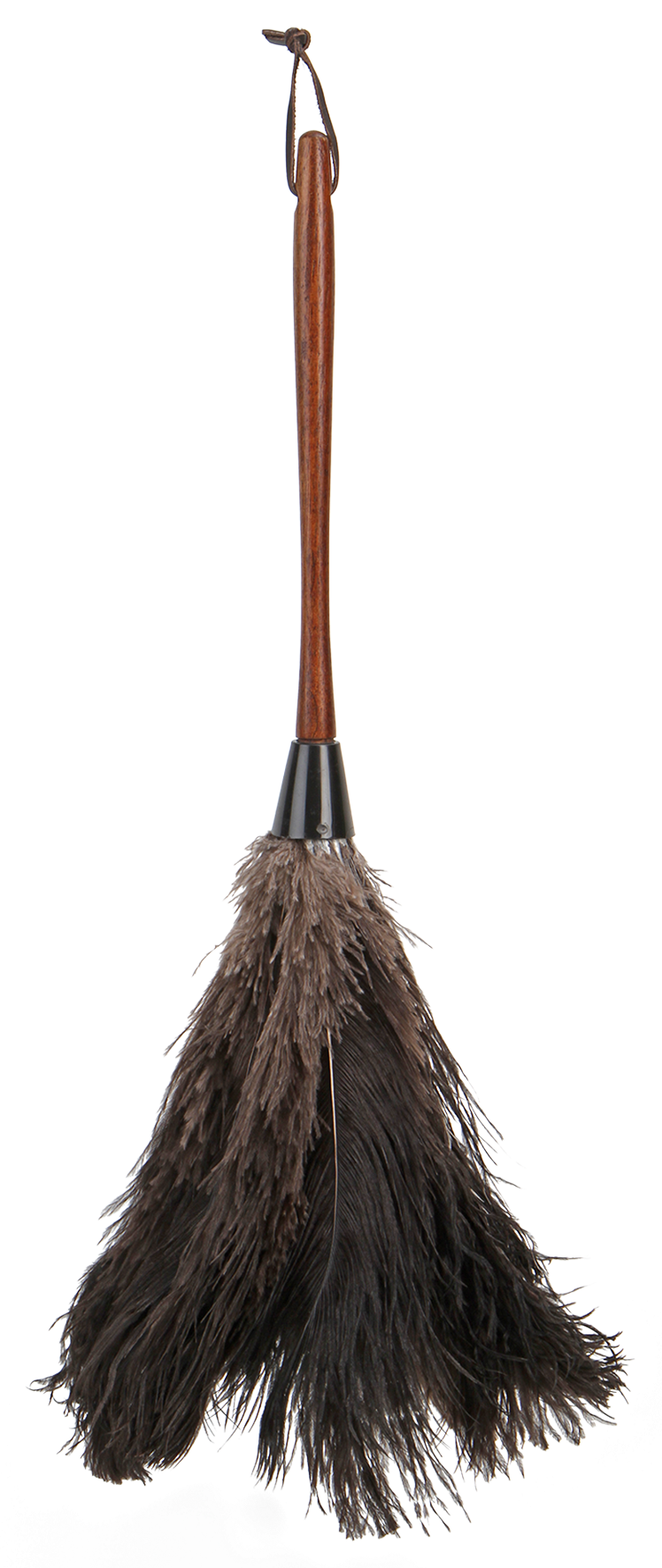 Straussenwedel m.Holzgriff56cm