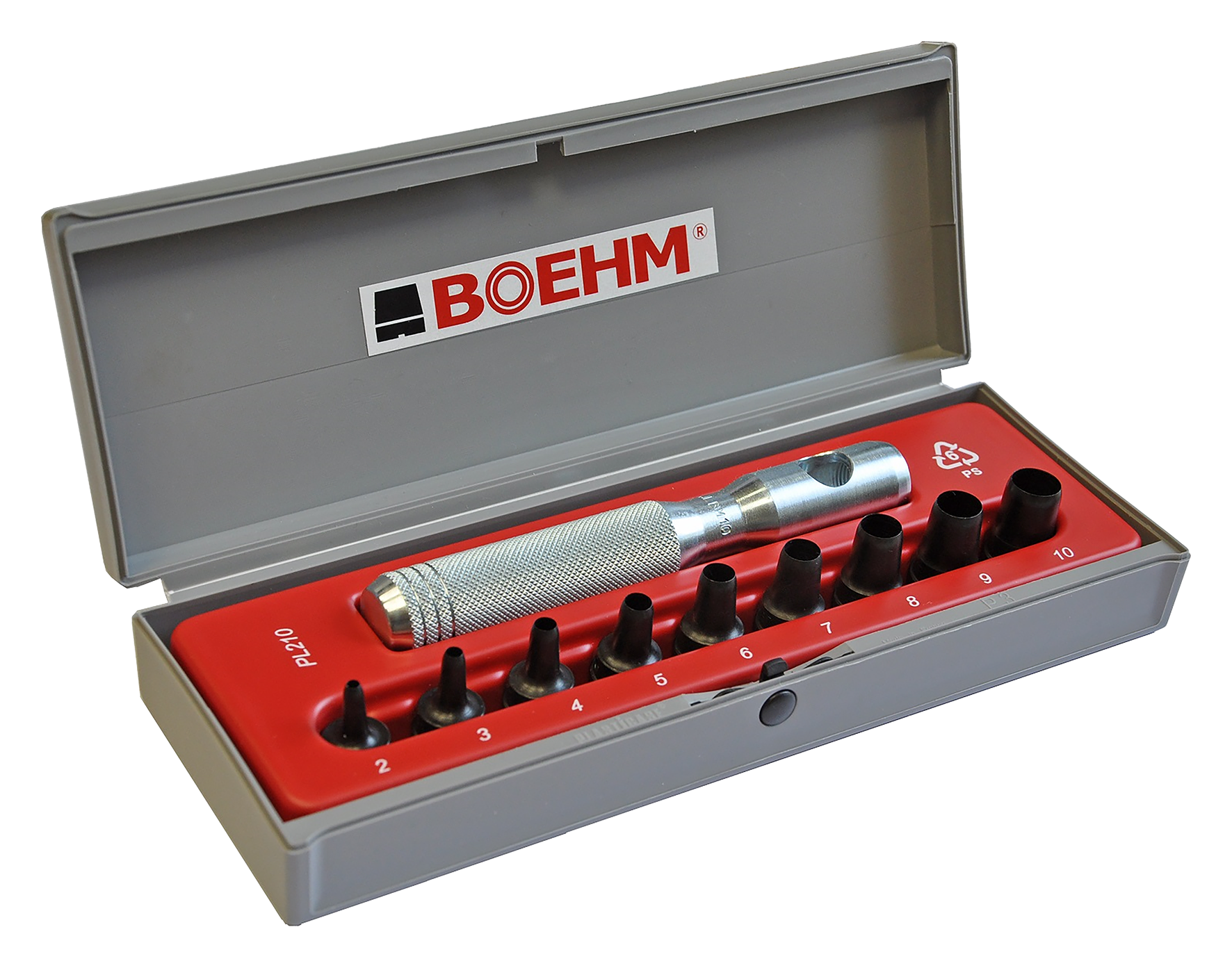 Locheisensatz 2-10 mm