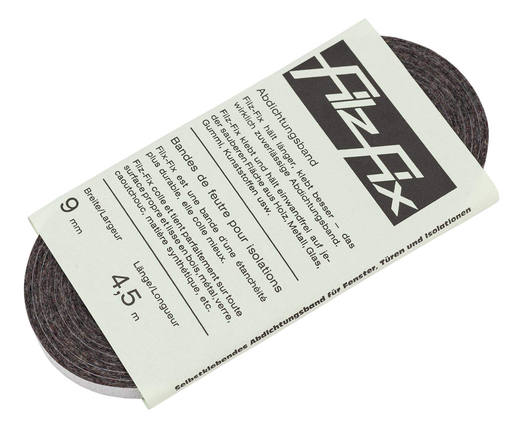 Dichtungsstreifen FilzFix 9x2