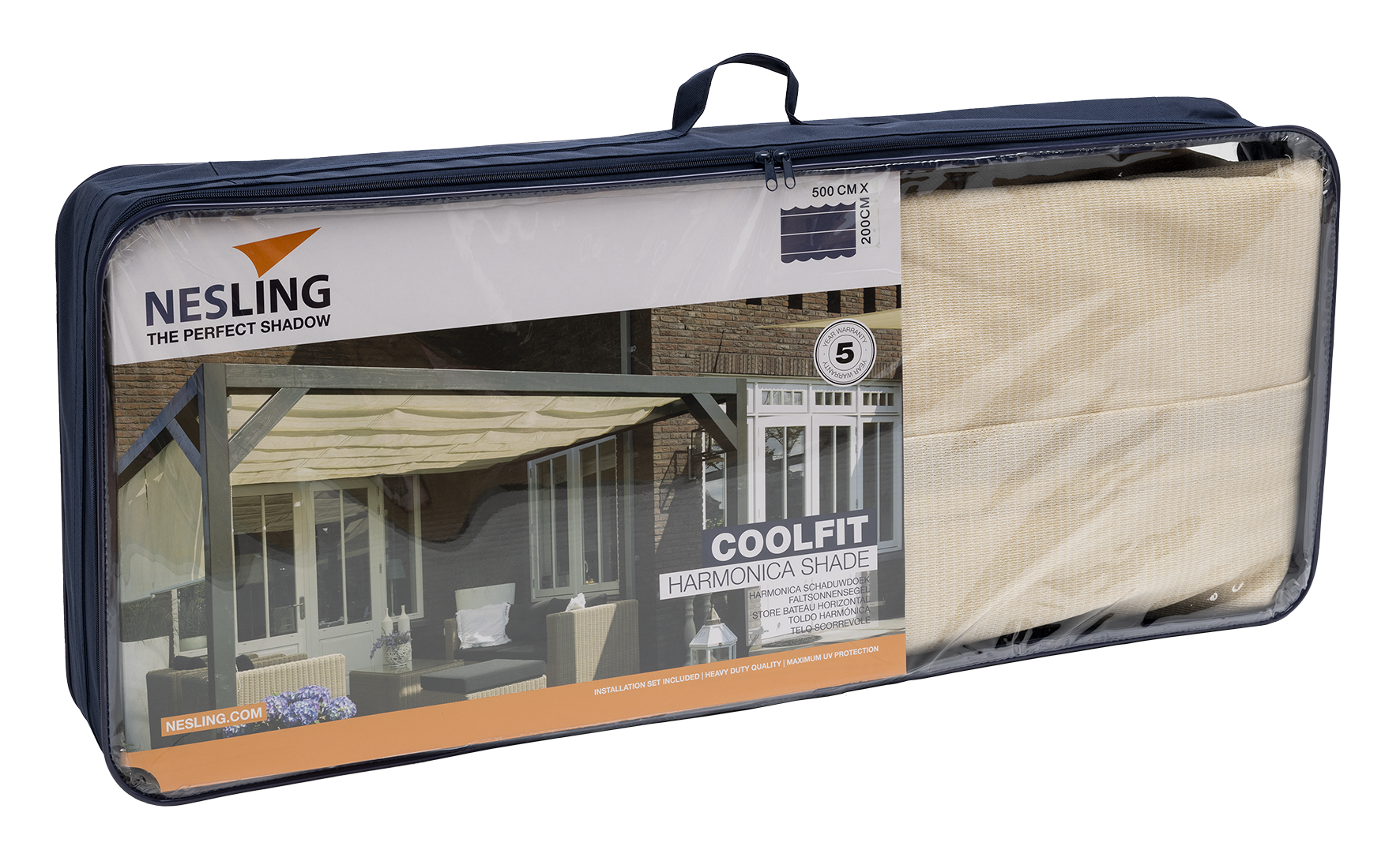 FaltsegelCoolfit white5.0x2.0m