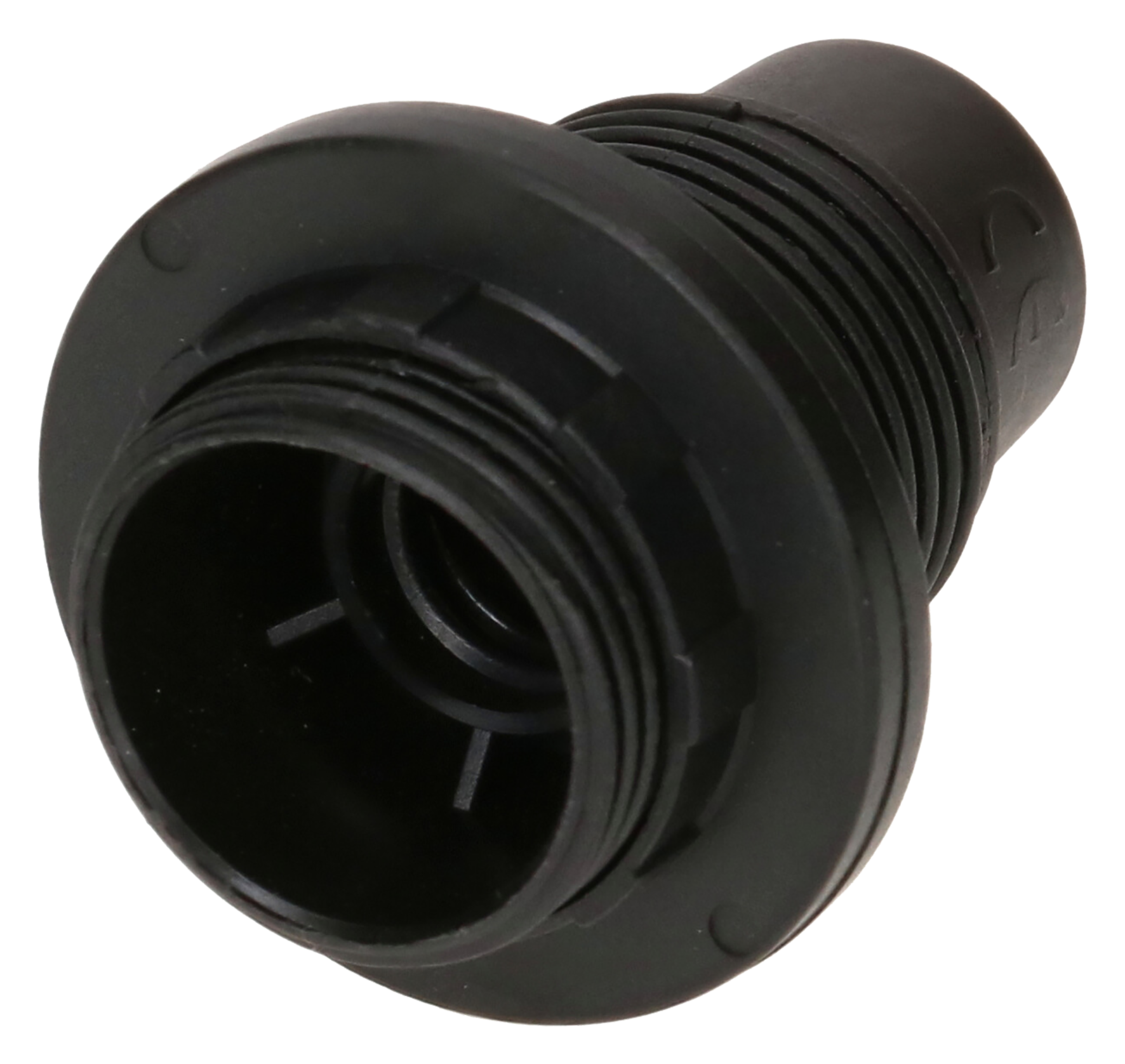 Lamp.fassung E14 M10 ra sw