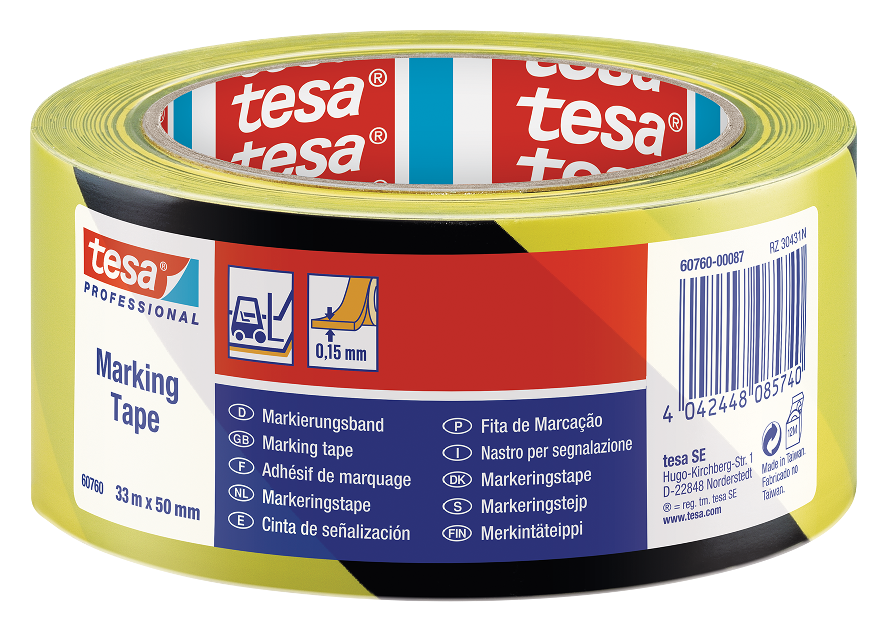 Markierungsband 33:50 sw/gb