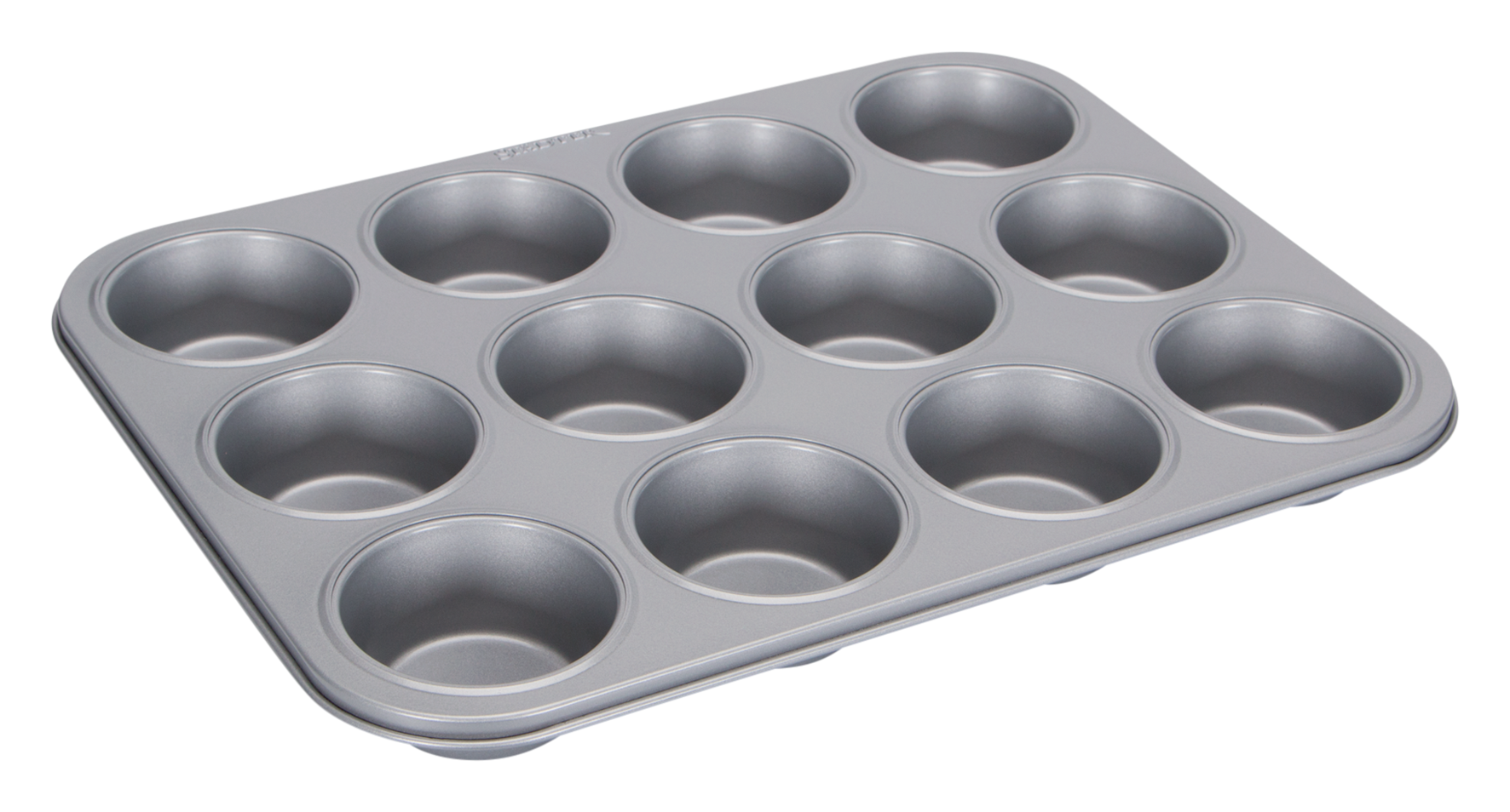Muffinblech 35x27cm 12er silb
