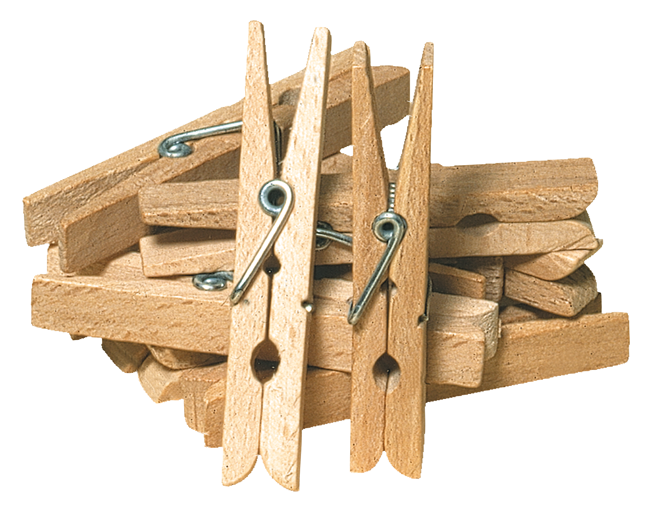 Wäscheklammern mini 100St4.5cm