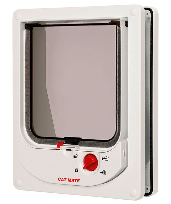 Katzentüre 4WegeVerschl. weiss