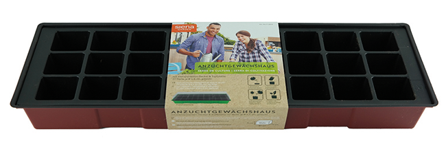 Gewächshaus m/27 Töpfen+Anzu.