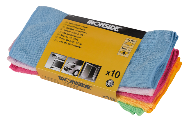 Mikrofasertuch 38x28 cm 10 Stk