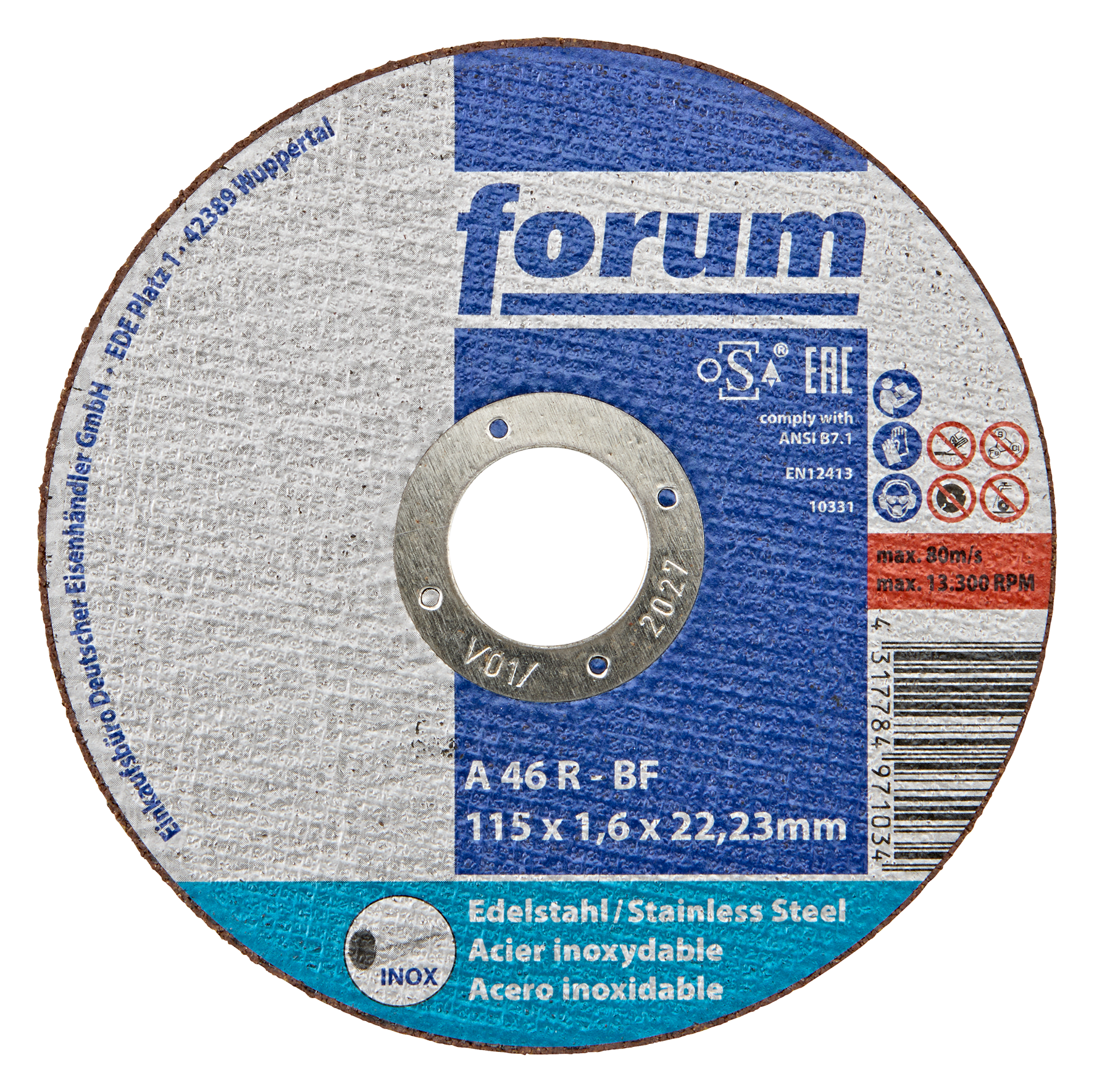 Trenns. Inox 115x1.6 T41