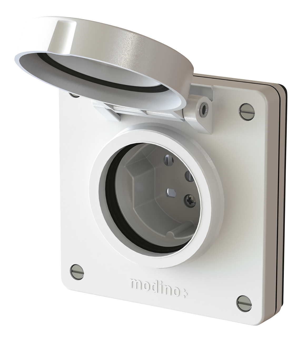 Steckdose 1xTyp15 UP IP55 ws