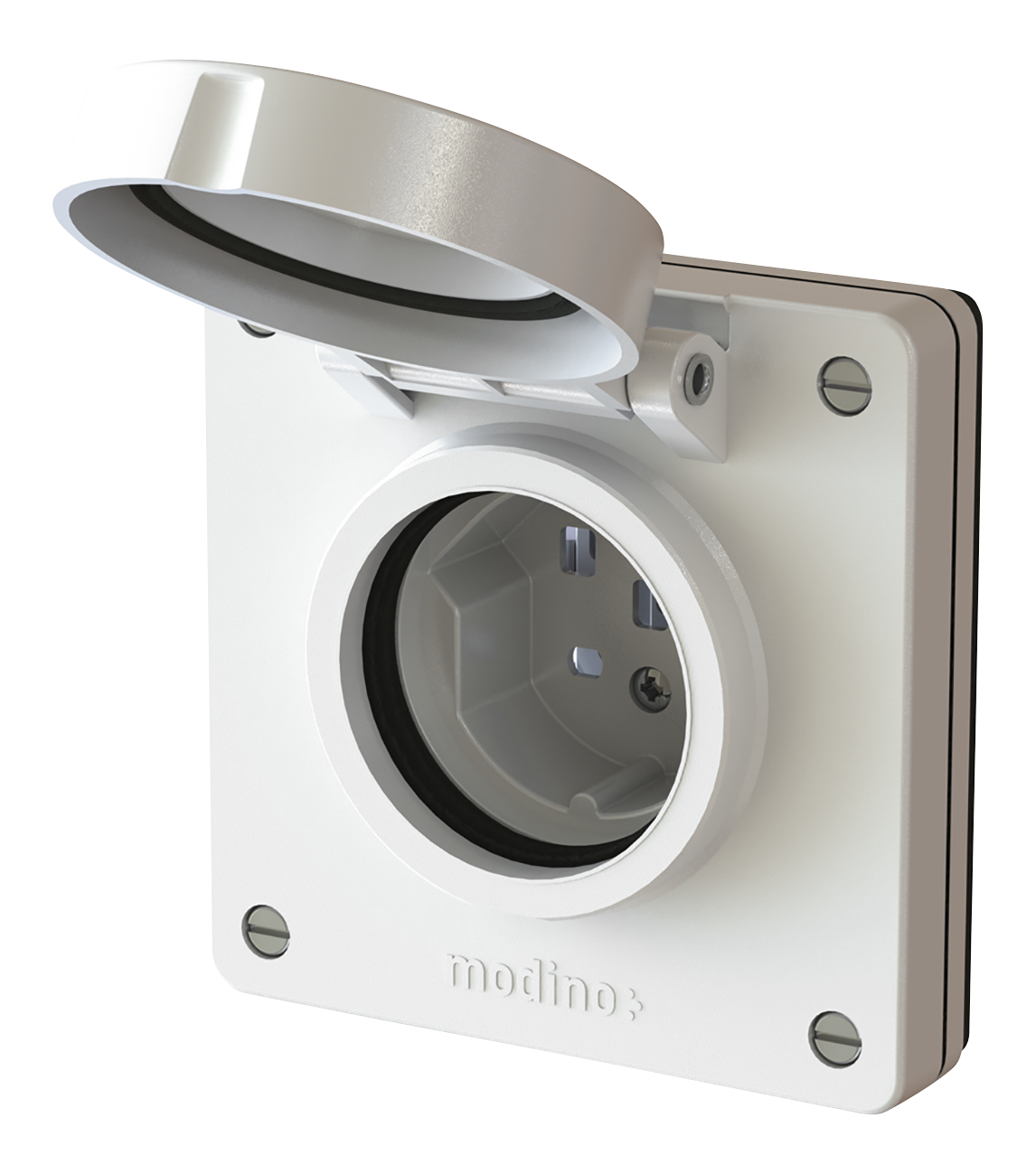 Steckdose 1xTyp25 UP IP55 ws