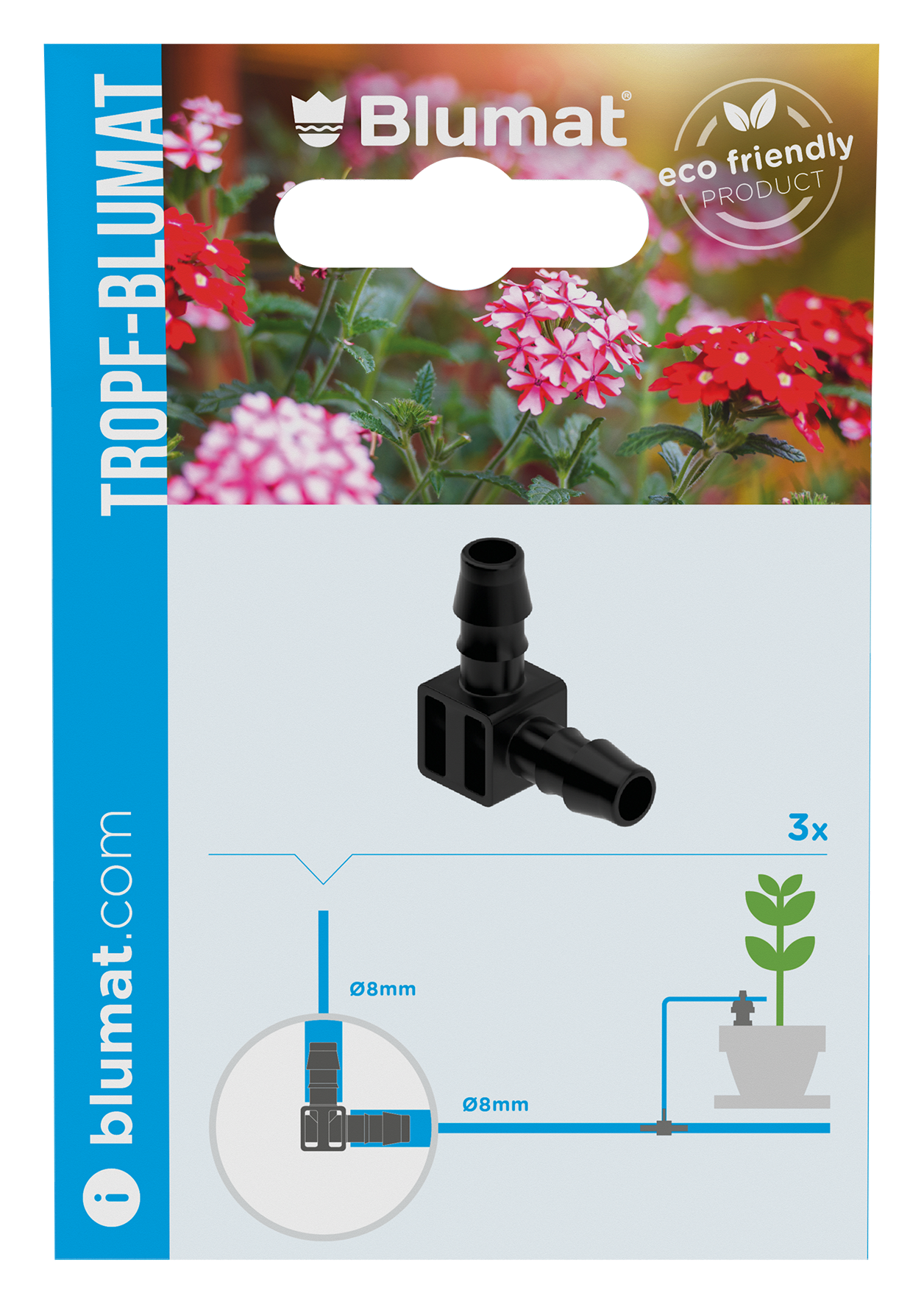 Winkel 3 Stück 8-8mm