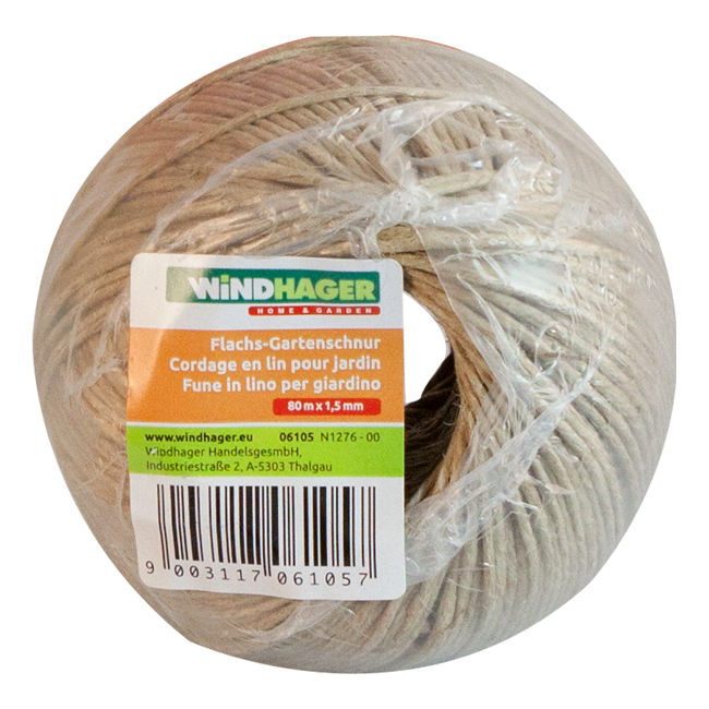 Flachs-Gartenschnur
