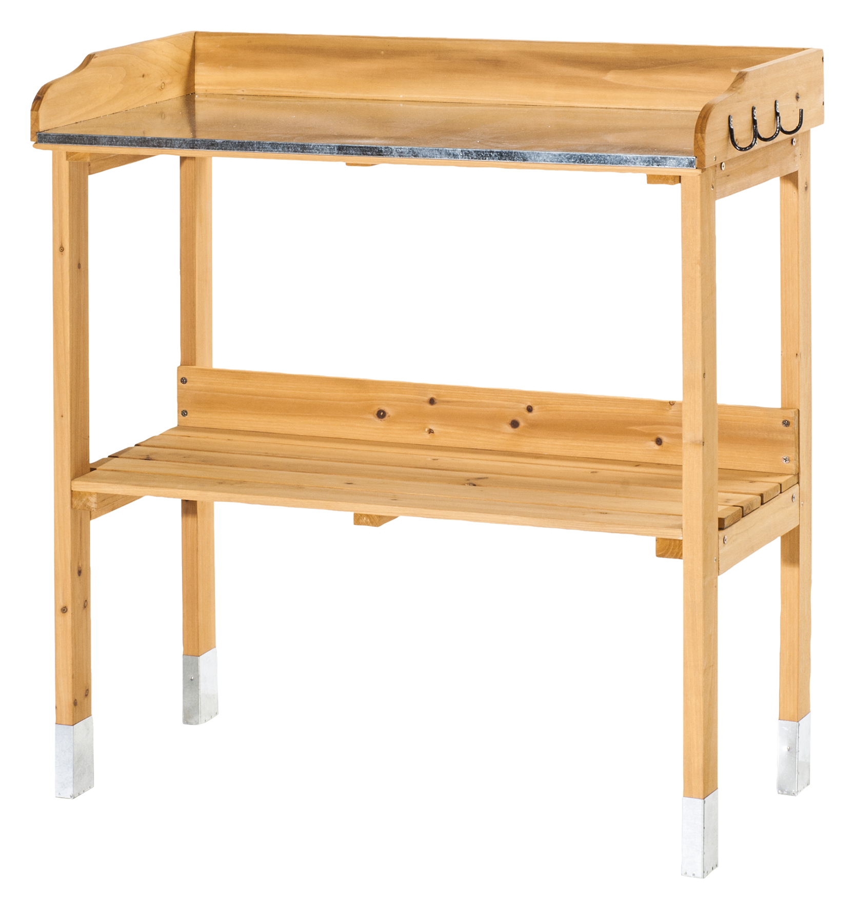 Pflanztisch 76x37x81 cm natur