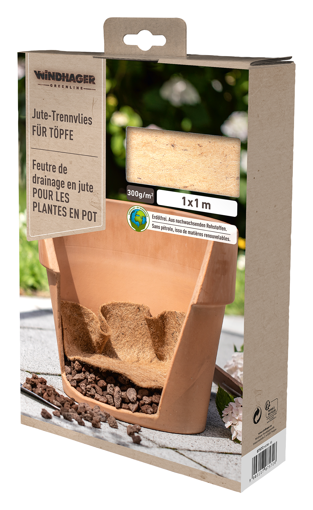 Jute-Trenn-Vlies 1x1m