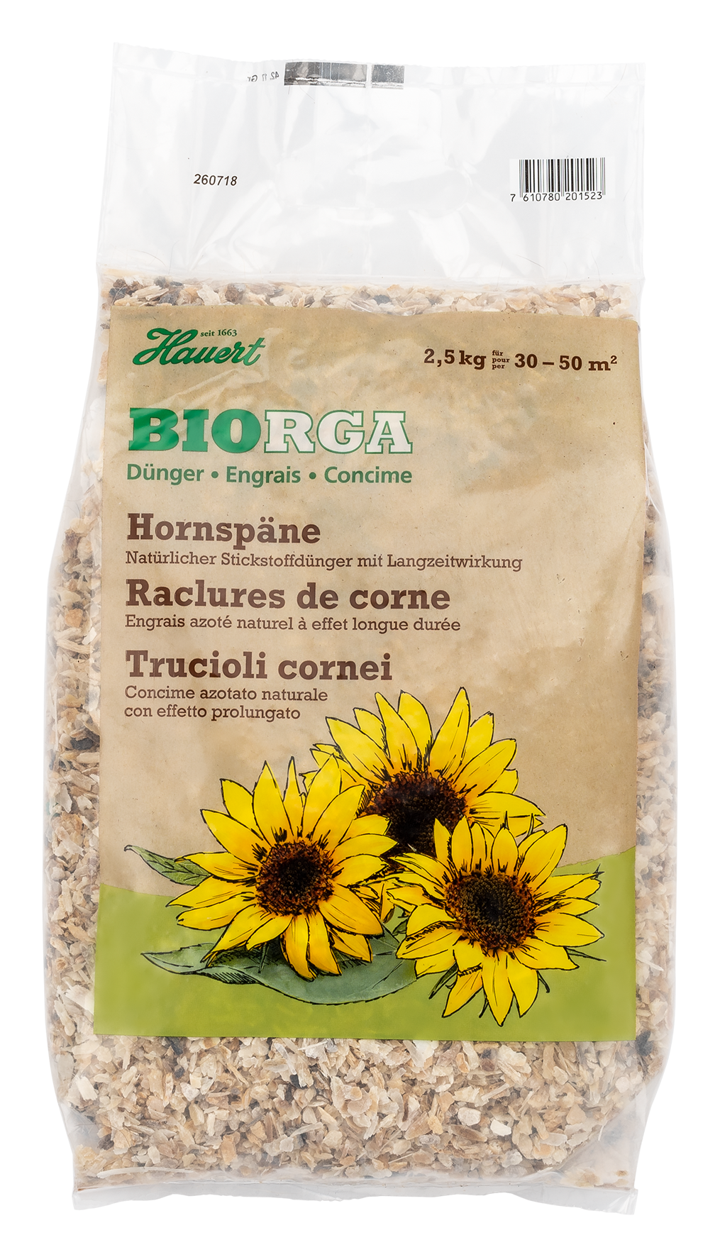 Hornspäne Biorga 2.5kg