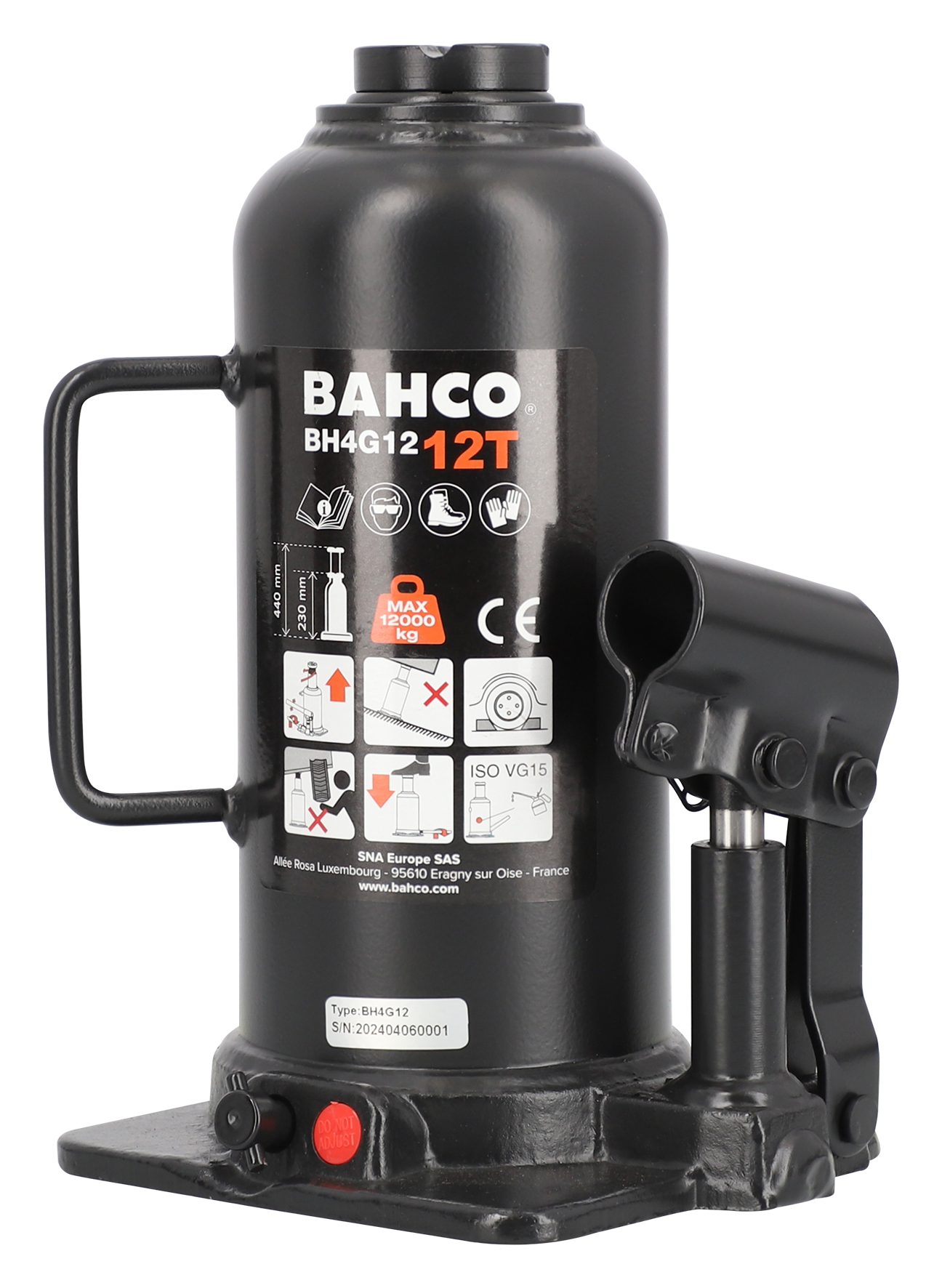 Stockheber hydraulisch 12t