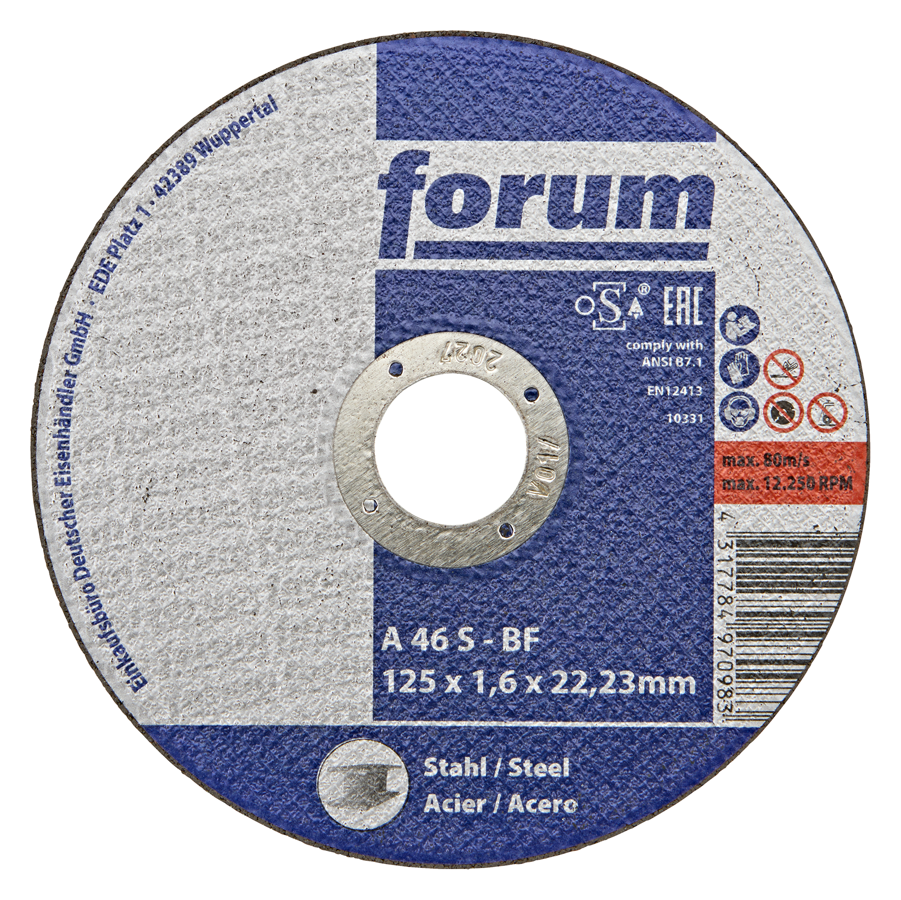 Trenns. Stahl 125x1.6T41