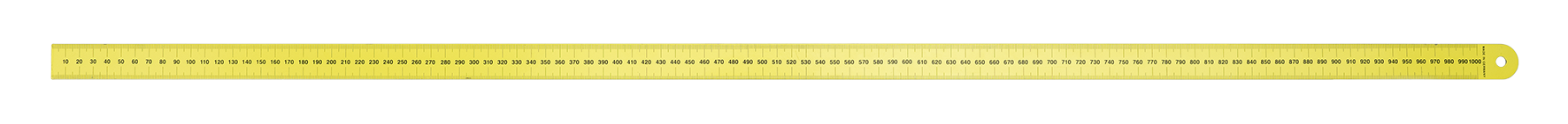Stahlmassstab gelb 1000mm