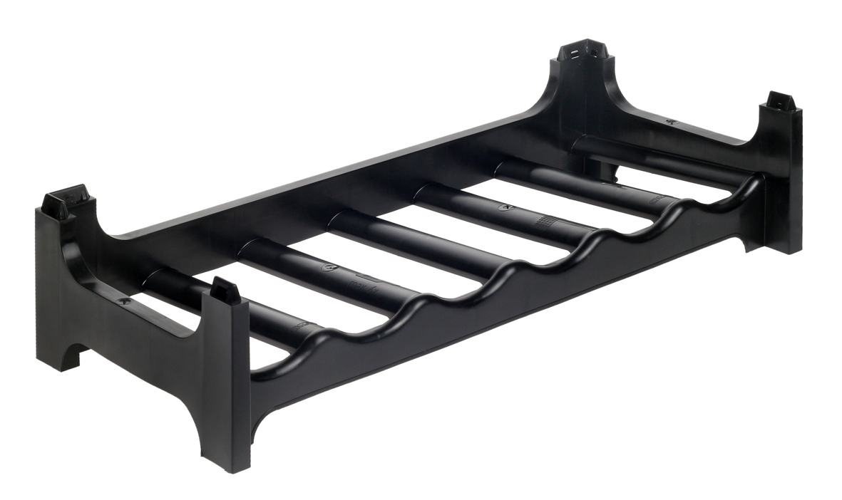 Flaschenregal 6fach schwarz