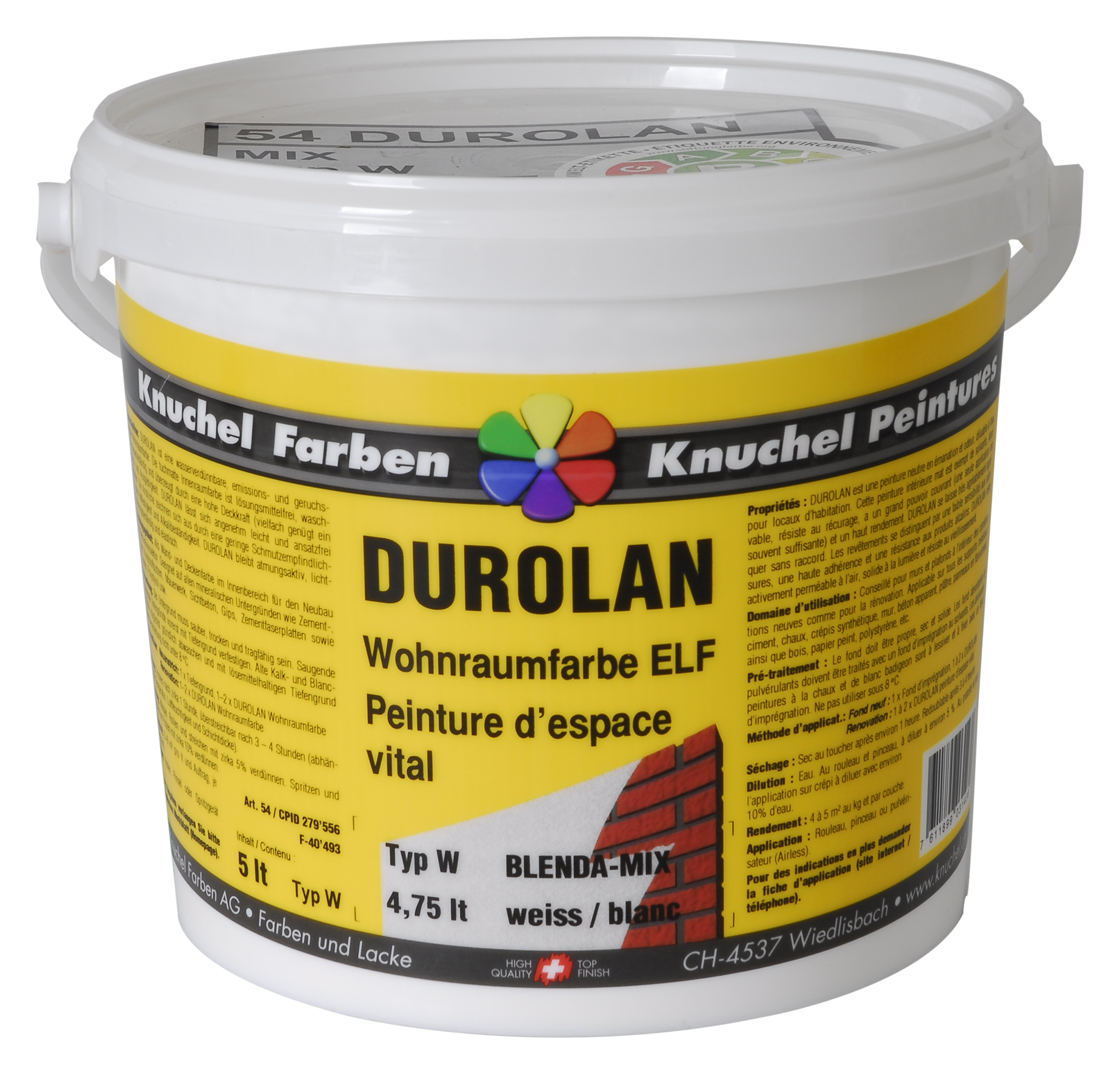 Durolan-Mix 5 l weiss