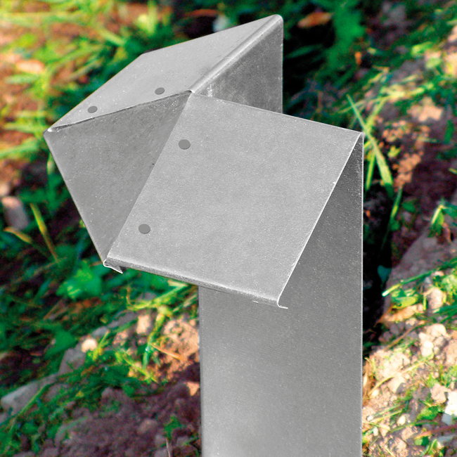 Schneckenblech Eckteil 7x7x20