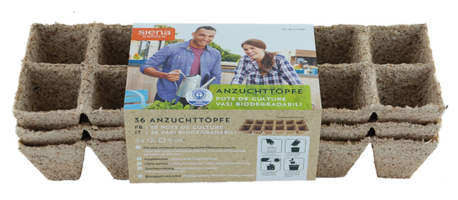 Anzuchttopf 5x5 cm 36 Stück