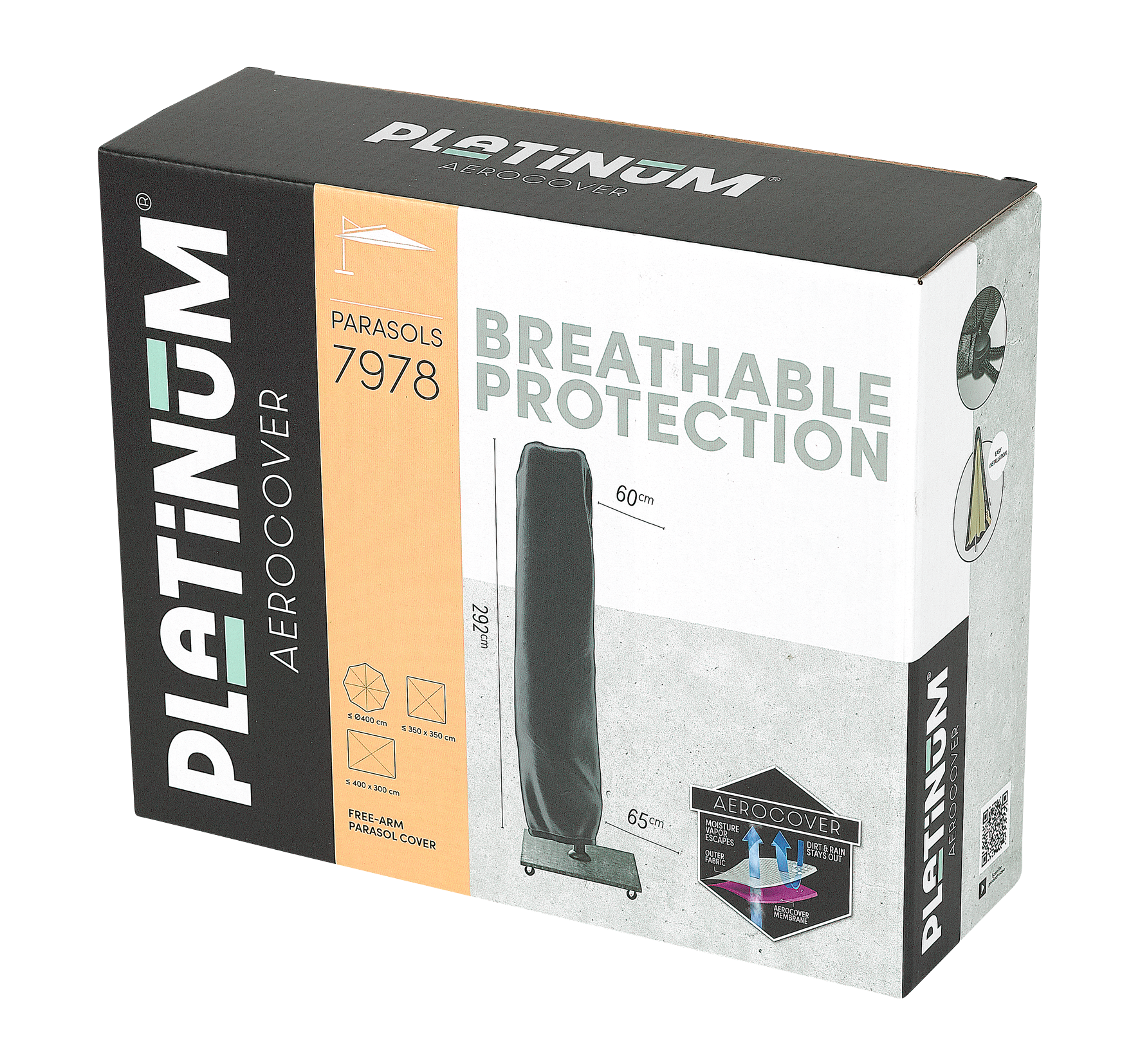 Schutzhülle Schirm 292x60/65cm