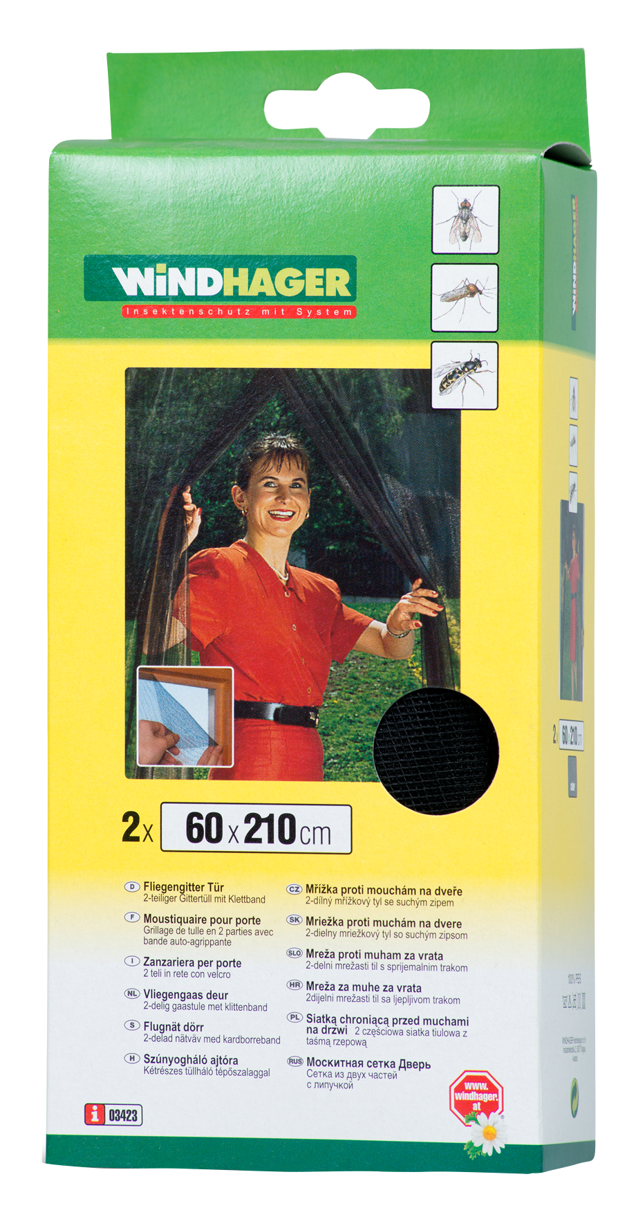 Fliegengitter 210x60cm 2Stk.