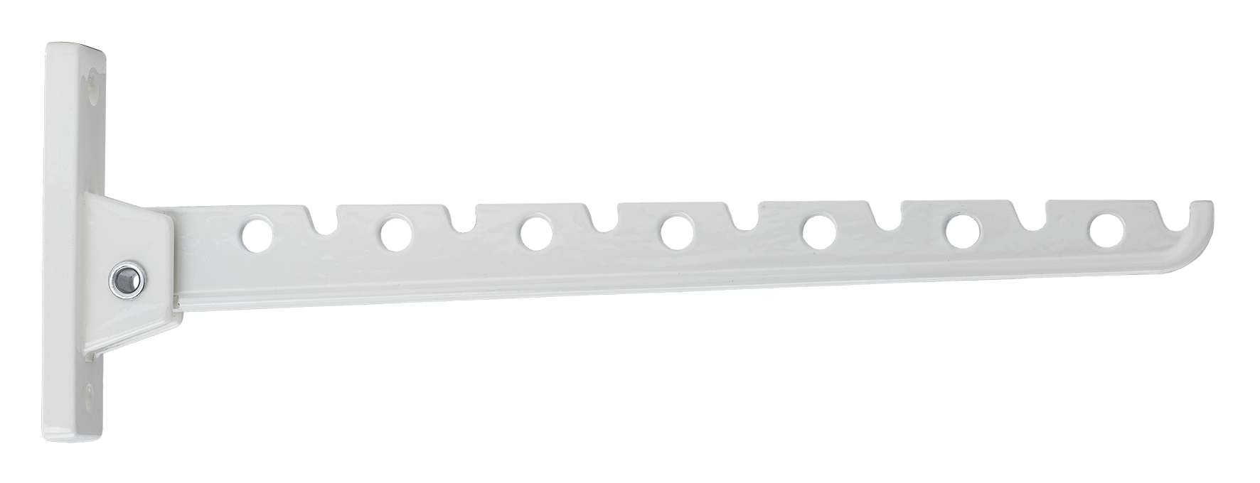 Kleiderträger Alu weiss