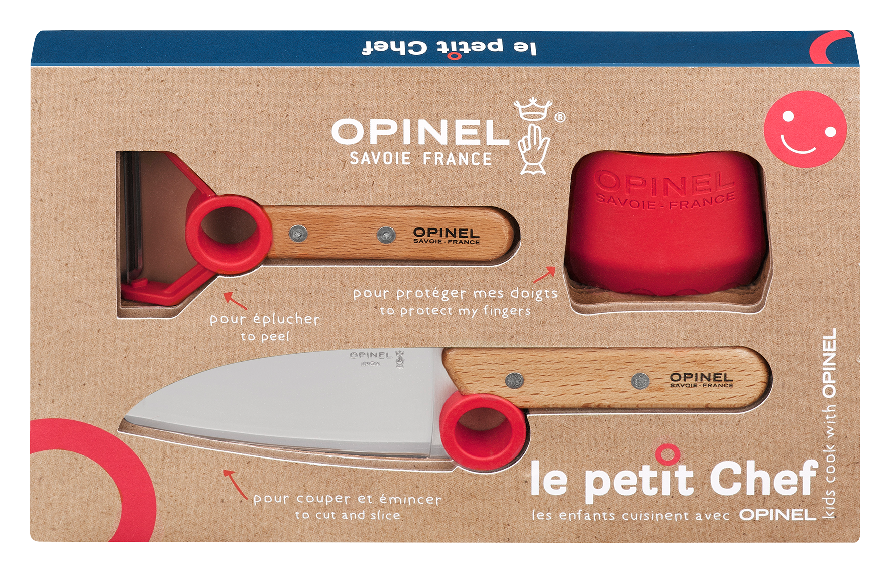 Küchenwerkzeug 3tlg. rot