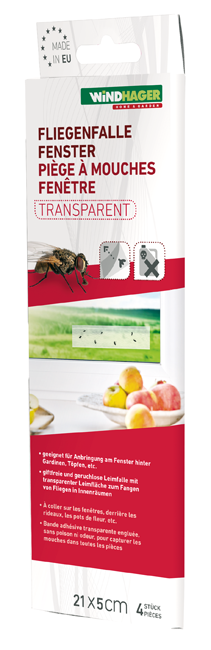 Fenster-Fliegenfalle 4Stk.