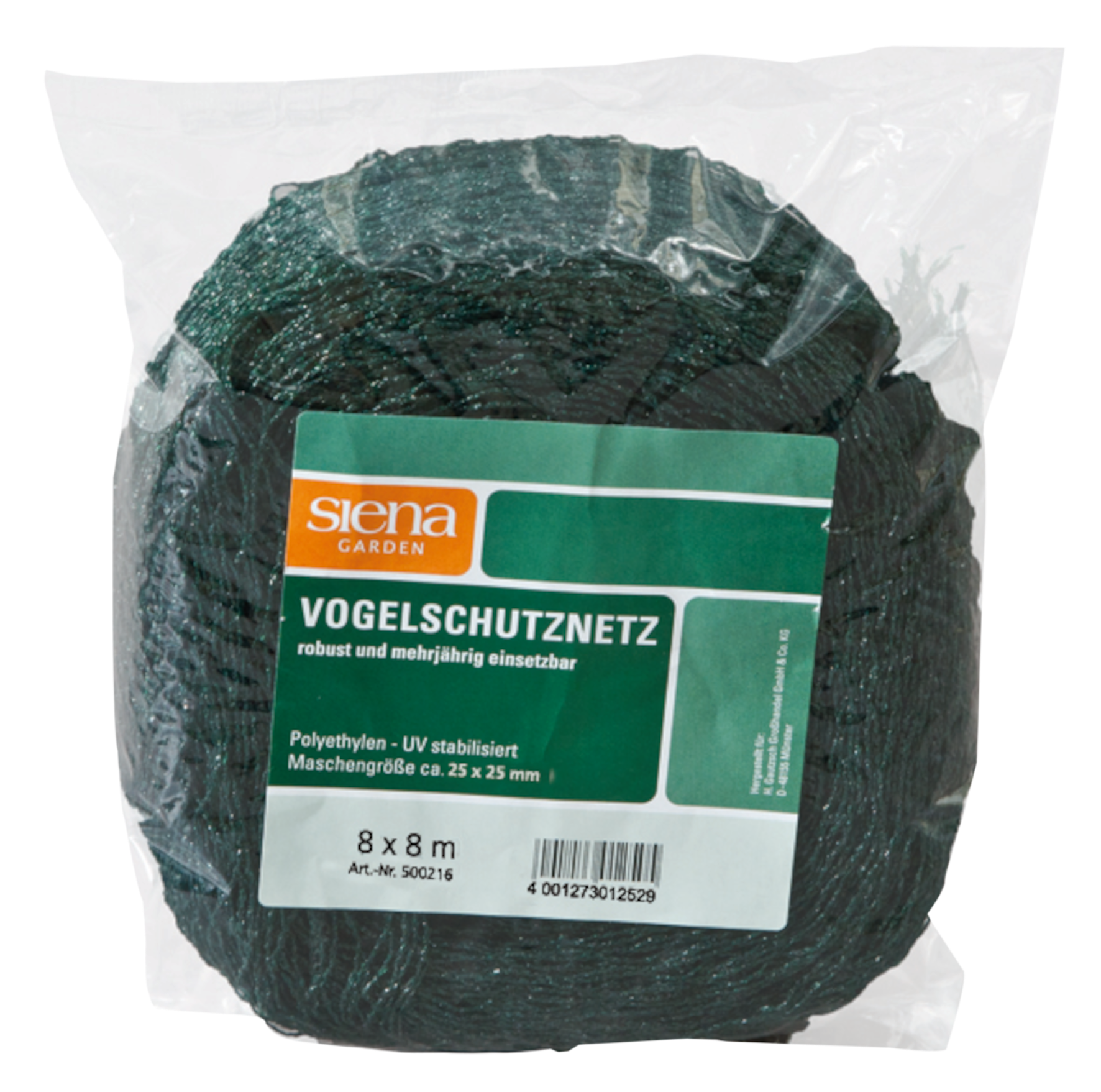 Vogelschutznetz Premium 8x8 m