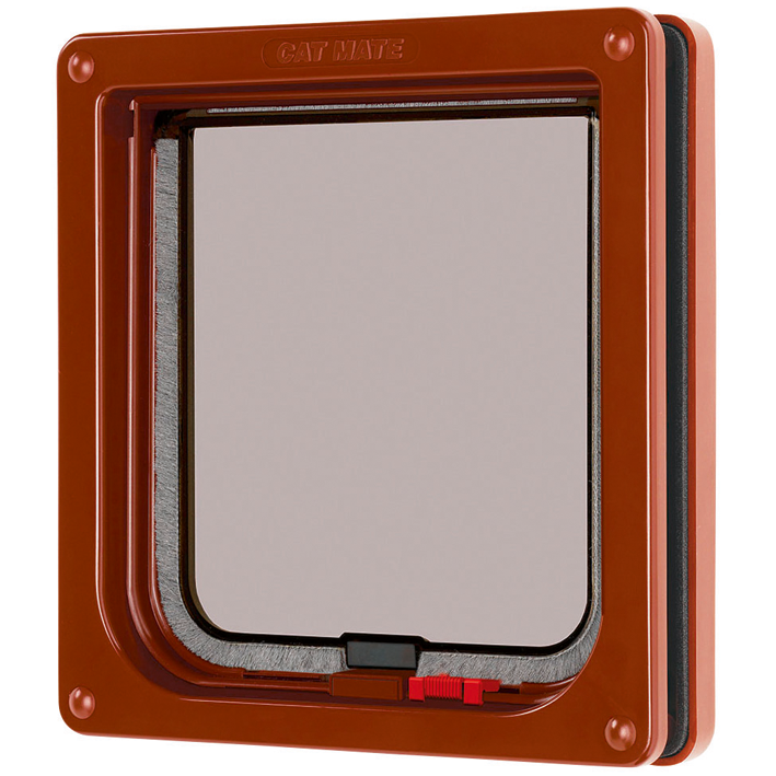 Katzentüre 2WegeVerschl. braun