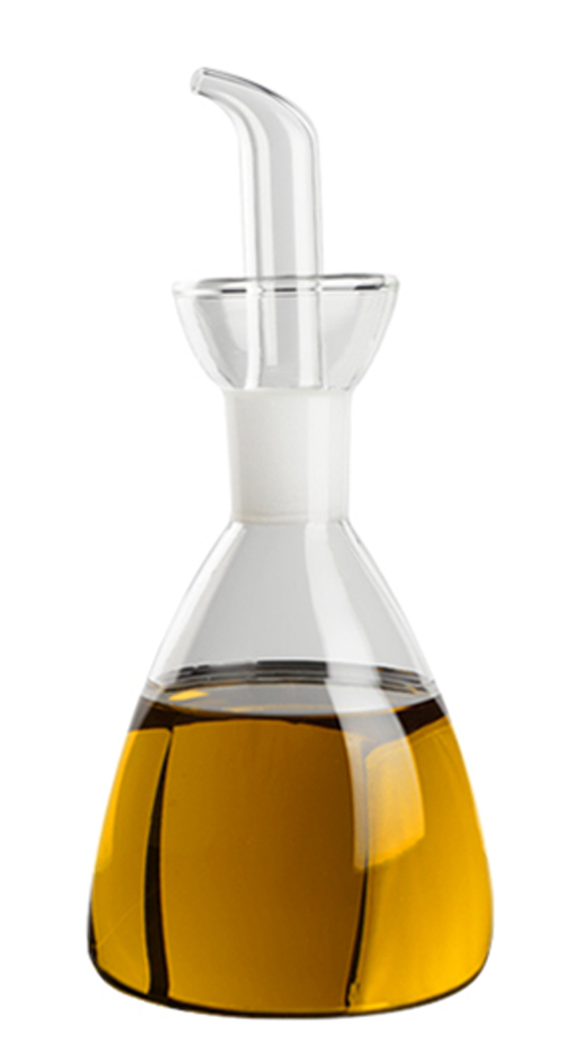 Ölflasche Glas konisch 250ml