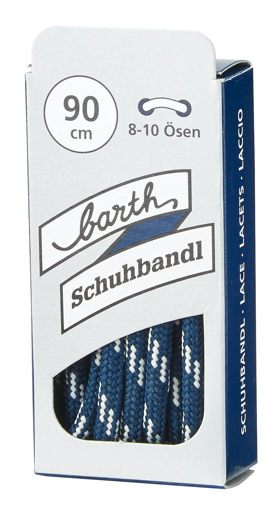 Schnürsenkel rund bl/ws 120