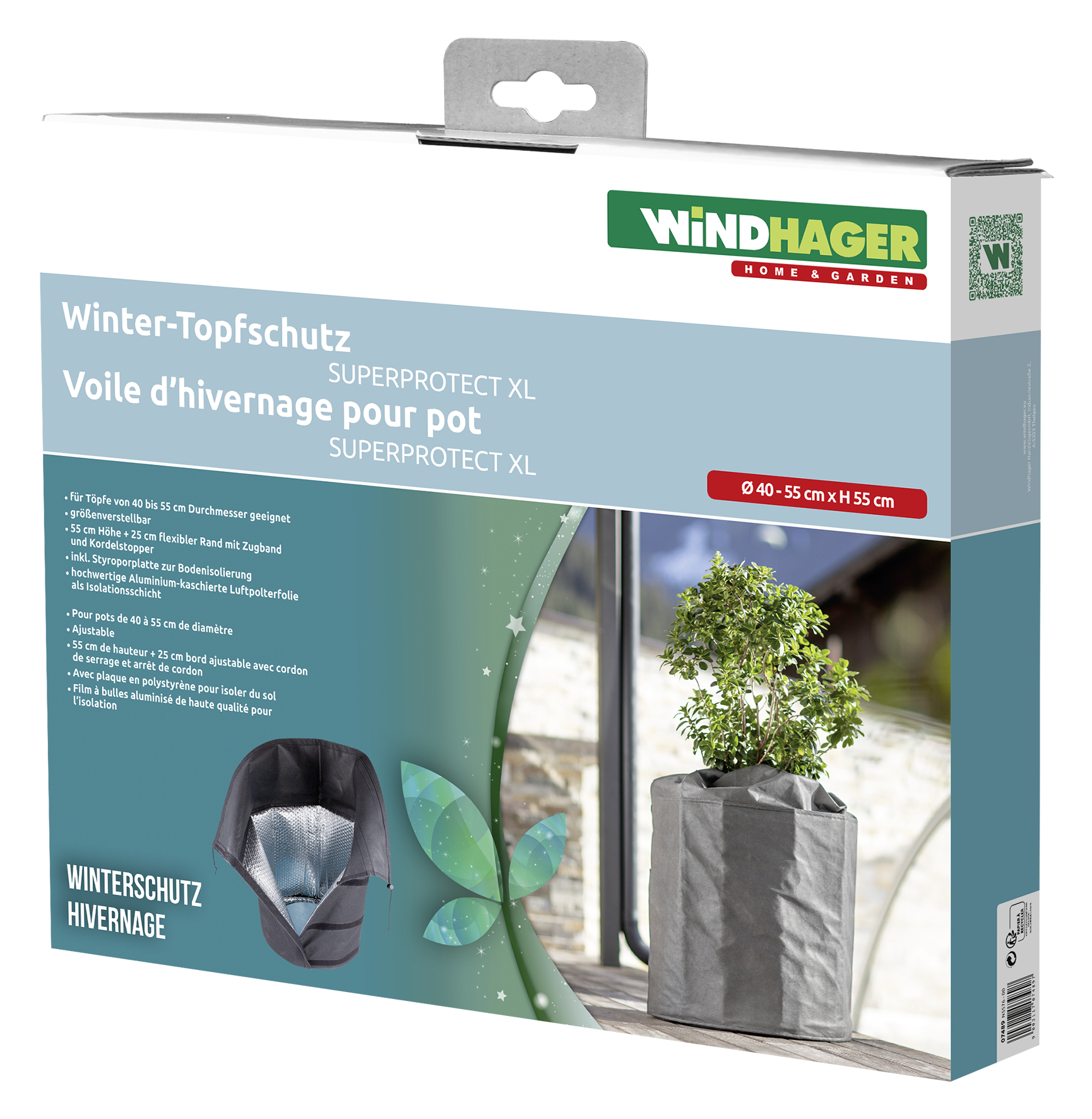 Winter Thermo-Topfschutz ø55cm