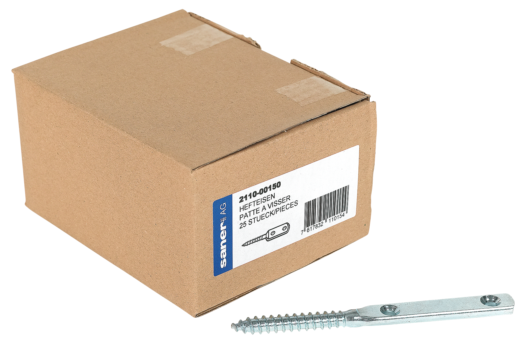 Hefteisen ø10 150x16x5